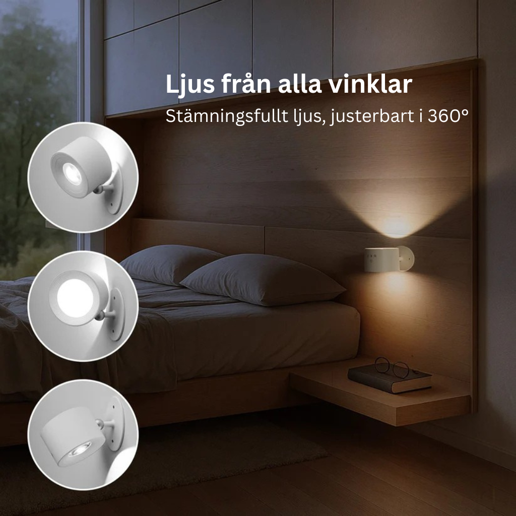 LUMO Freja™ - Trådlös Vägglampa