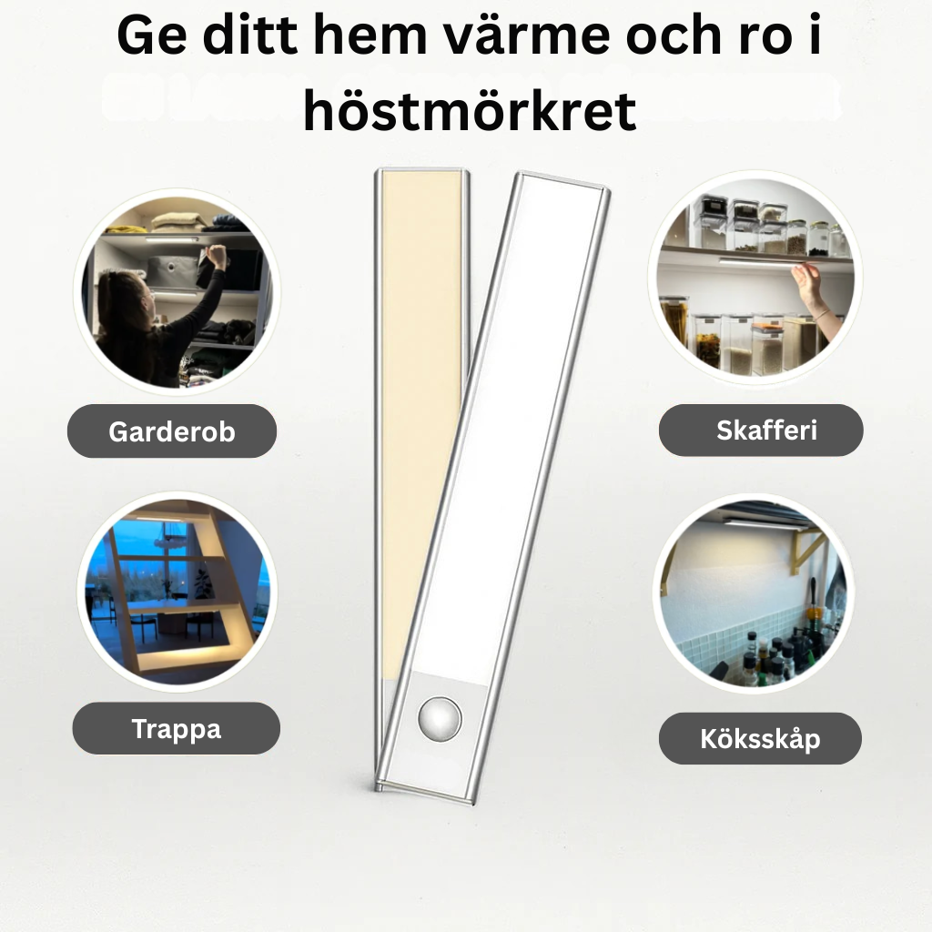 LUMO LED Ljuslist™  Förvandla höstmörkret till ljusa stunder
