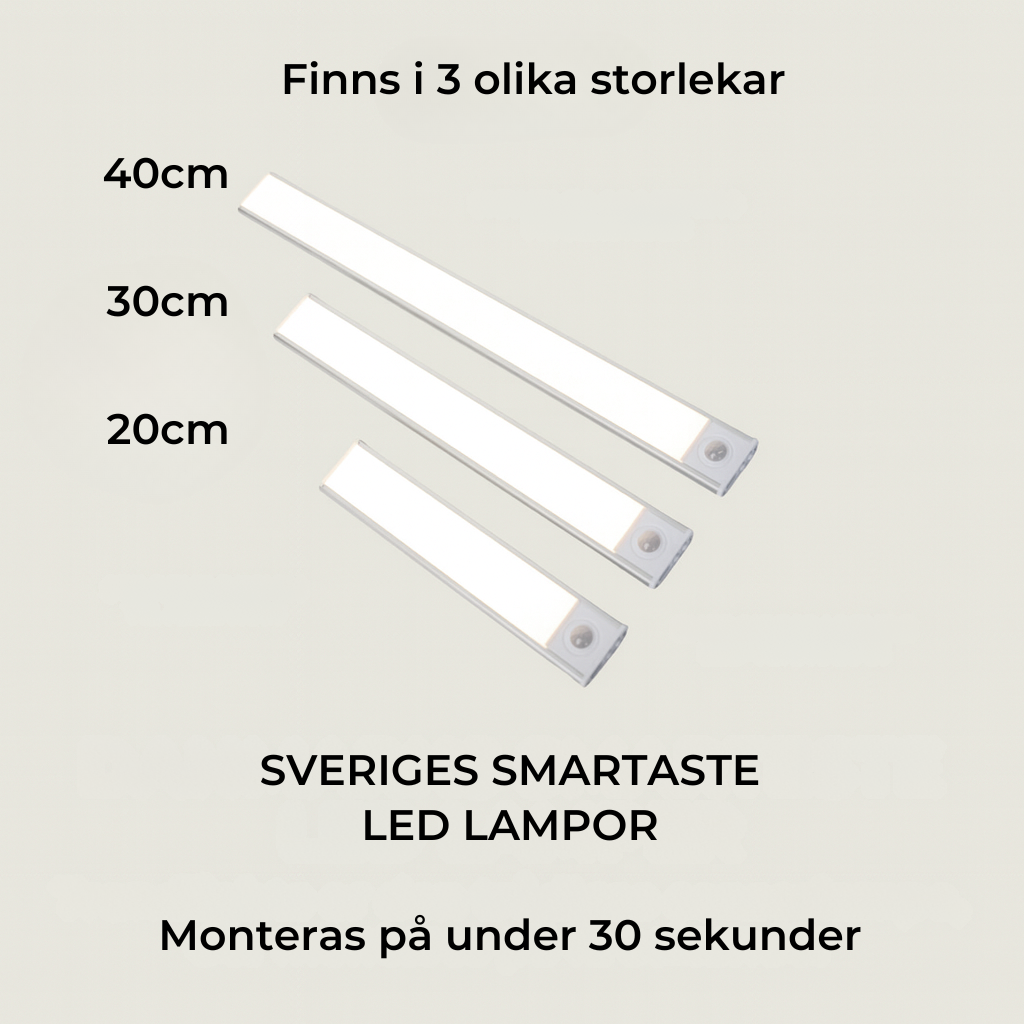 LUMO LED Ljuslist™  Förvandla höstmörkret till ljusa stunder